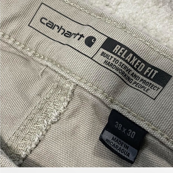 Carhartt Relaxed Fit Utility Work
Pants - Size 38x30 (Khaki) excellent condition - Picture 2 of 6